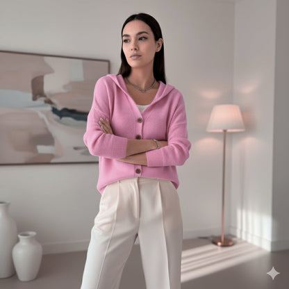 Erika| Cardigan Élégant En Maille Souple