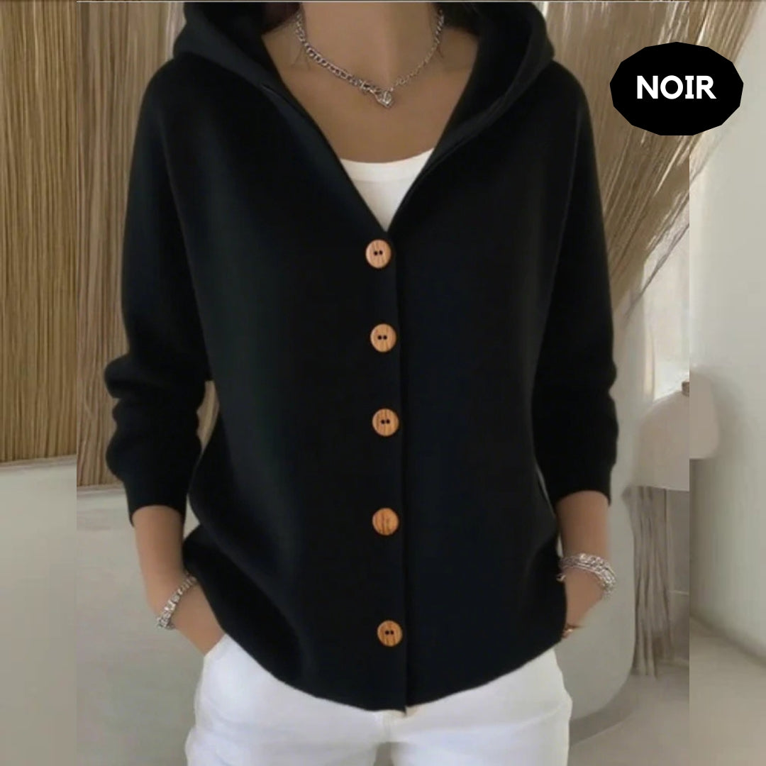 Erika| Cardigan Élégant En Maille Souple