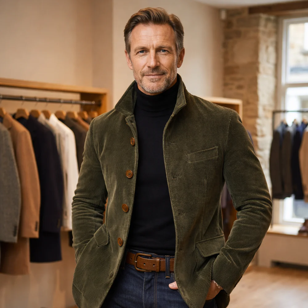 Laurent | Veste élégante à l’esprit vintage